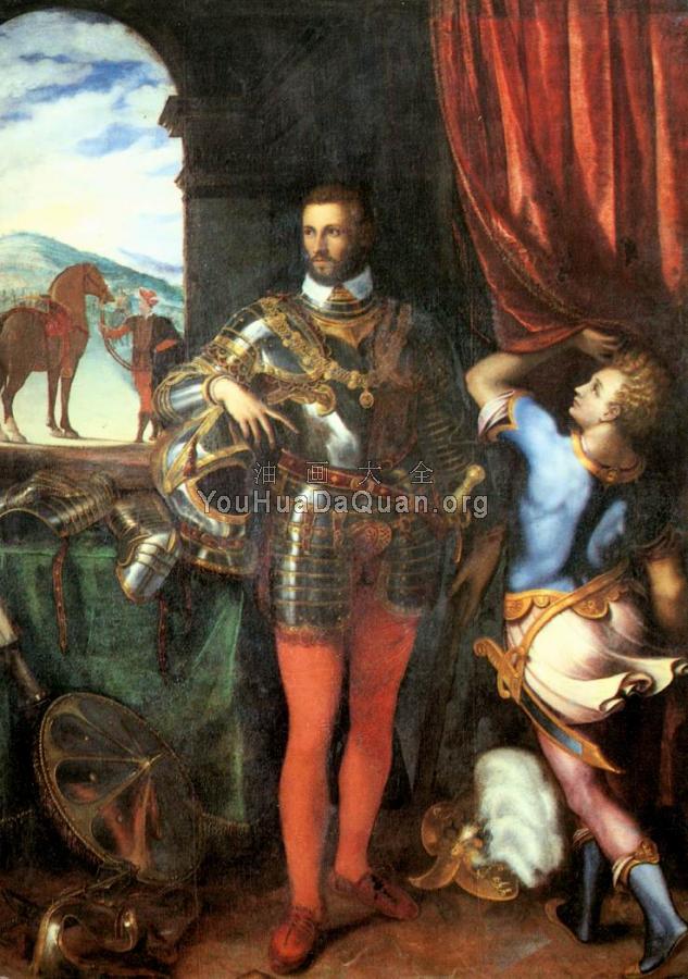 Portrait of Ottavio Farnese - 朱利奥·卡普里